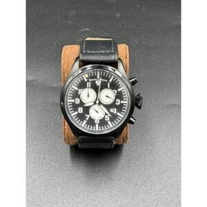 Swiss Legend Pioneer Chronograph Watch 413172071 Black Dial Quartz 100m Needs Ba